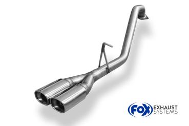 Double Cap Endrohrsystem - 2x93x79 Typ 71 passend für: Toyota Hilux
